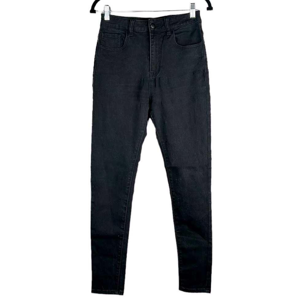 Forever 21 Black Denim High Waist Skinny Jeans Size 28